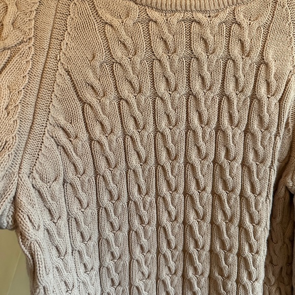 J. Crew Light Pink Cable Knit Sweater - Picture 3 of 6